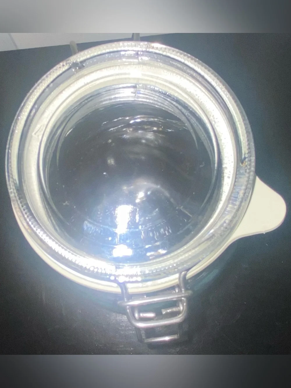 Four glass jars from IKEA